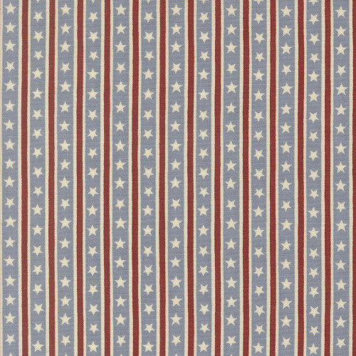 Moda Fabrics America 250 Years Deb Strain Stars in Stripes Light Blue