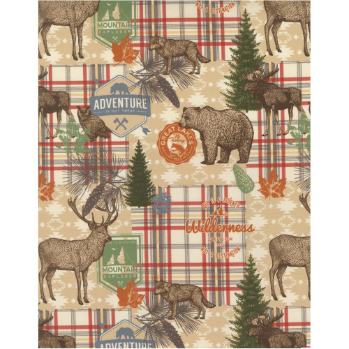 Moda Fabrics Wild Blue Yonder Moda Wilderness Patchwork Patchwork Multi