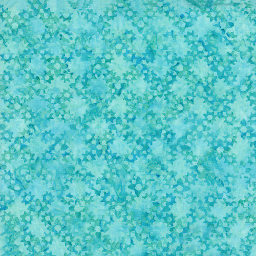 Timeless Treasures Fabrics Blossom Tonga Batiks Surf Blue Green Flowers Grove Trellis