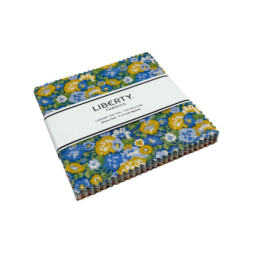 Riley Blake Fabrics Liberty Fabrics Palace Gardens 5 Inch Stacker 42 Charm Squares