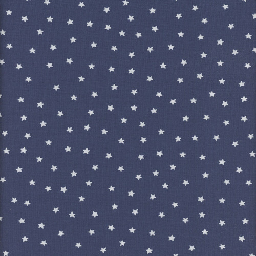 Riley Blake Fabrics Sew America J. Wecker Frisch Sew America Star Toss Blue