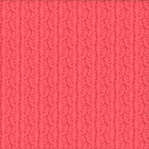 Windham Fabrics Foliage Sally Kelly Foliage Texture Coral