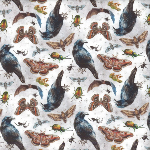 Windham Fabrics Happy Haunting Leslie Trimbach Familiar Friends Mist