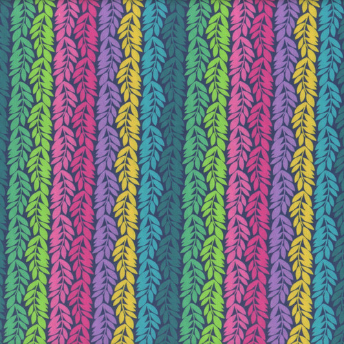 Windham Fabrics Foliage Sally Kelly Foliage Texture Rainbow
