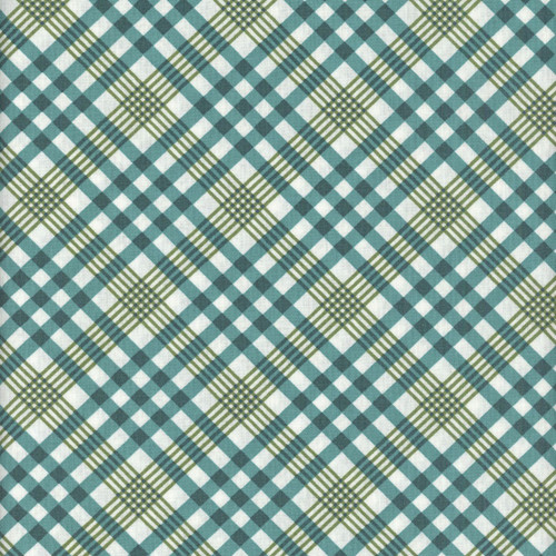 Windham Fabrics Honeycrisp Allison Harris Cozy Plaid Ivory Spruce