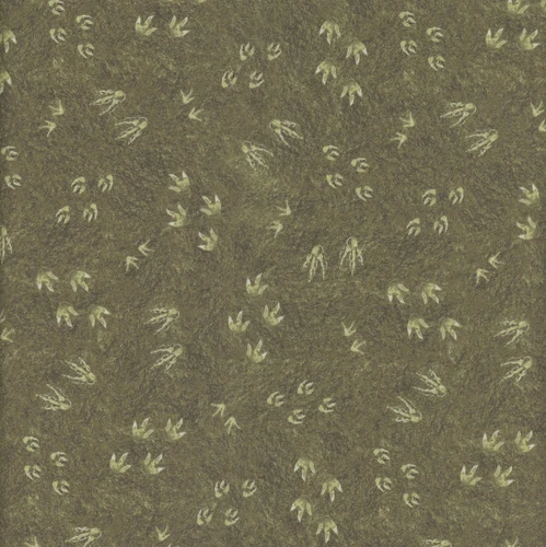 Windham Fabrics Prehistoric Paradise Whistler Studios Leaving a Trail Moss