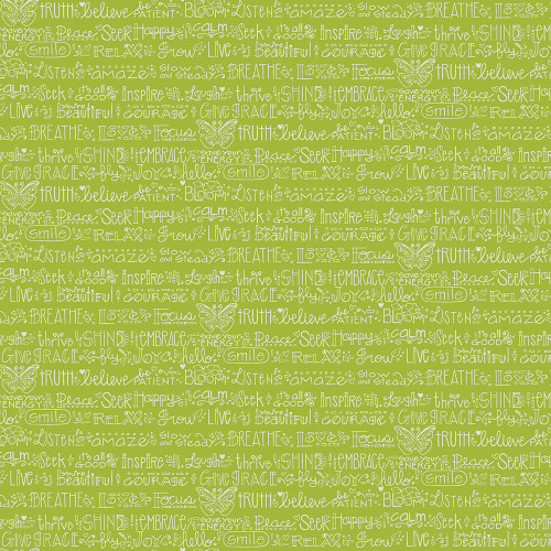 Windham Fabrics Sway by Kori Kori Turner Goodhart Affirmations Apple Green