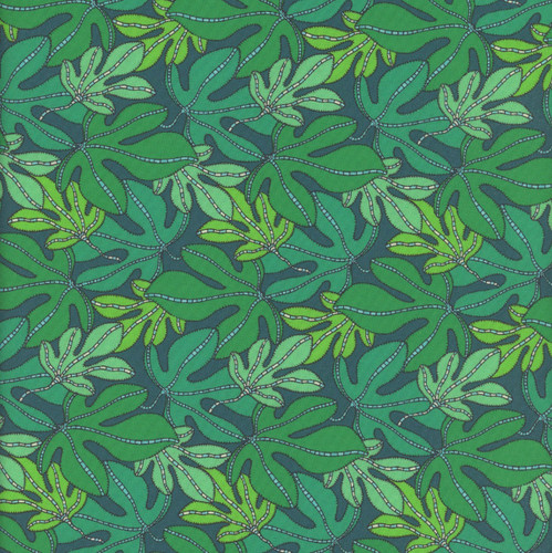 Windham Fabrics Sunshine Sally Kelly Monstera Forest
