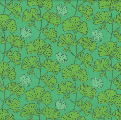 Windham Fabrics Sunshine Sally Kelly Ginkgo Kelly