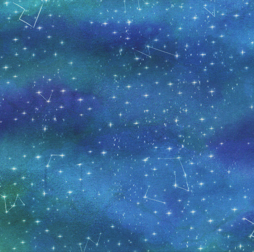 Dear Stella Fabrics Northern Skies Starry Night Multi