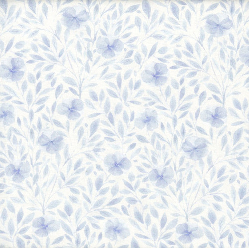 Dear Stella Fabrics Primavera Blushing Vines Egret