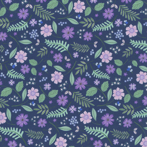 Dear Stella Fabrics To Bee Or Not To Bee Bee Leaf Indigo