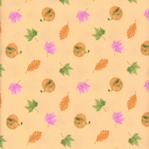 Dear Stella Fabrics Ghouls Night Out Autumn Peach