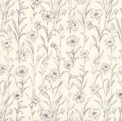 Dear Stella Fabrics Fall In Love Blooms Cream
