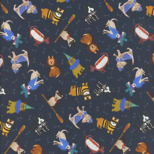 Dear Stella Fabrics Howloween Halloweenie Eclipse