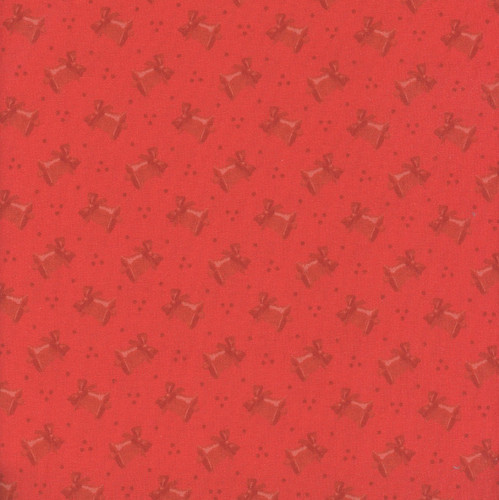 Dear Stella Fabrics Catmas Carols Silver Bells Candy