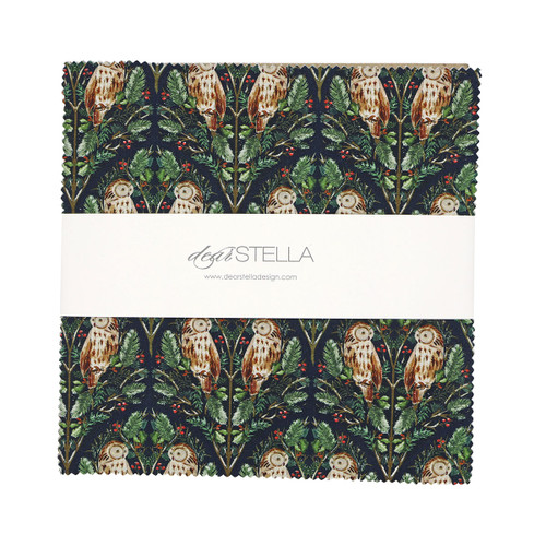 Dear Stella Fabrics 12 Days of Christmas Layer Cake Ten Inch Squares Twelve Days