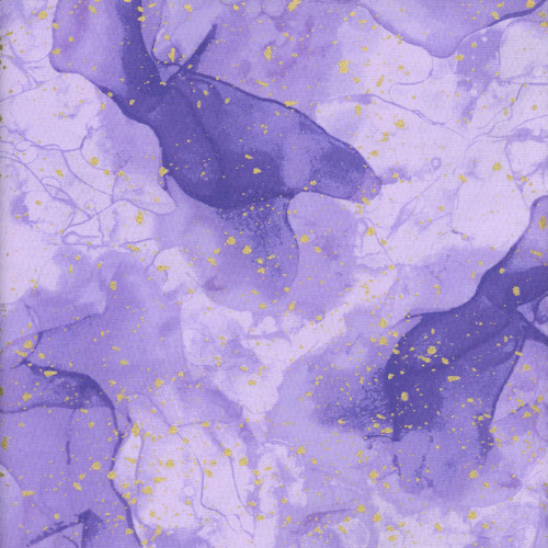 Timeless Treasures Fabrics Evening Glow Water Paint Texture Purple