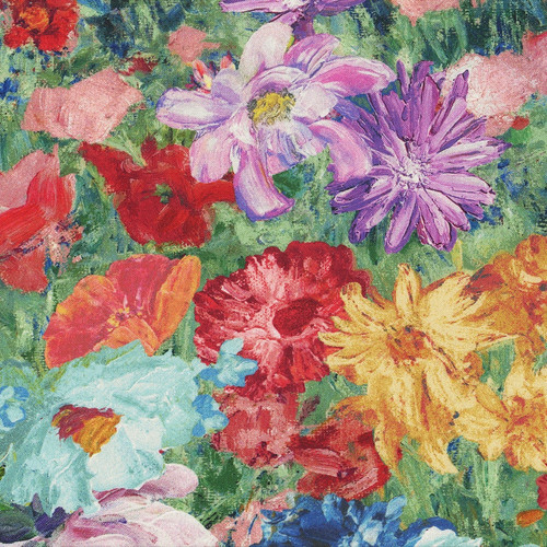 Timeless Treasures Fabrics Impression Impression Multi Floral Green