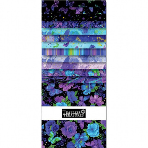Timeless Treasures Fabrics Evening Glow Layer Cake Ten Inch Squares