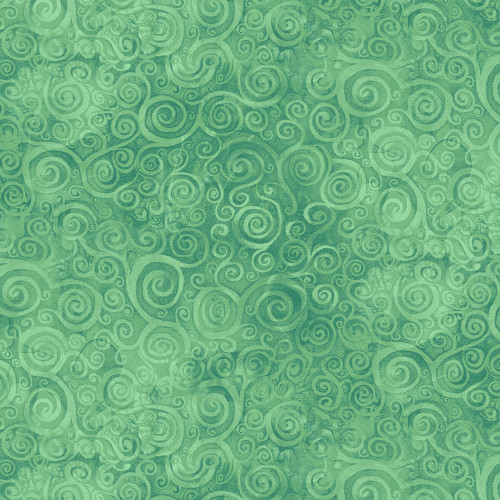 Timeless Treasures Fabrics Poppy Serenade Soft Swirl Texture Green