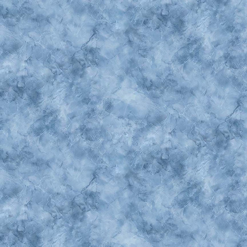 Timeless Treasures Fabrics Mystic Meadow Water Color Texture Blue