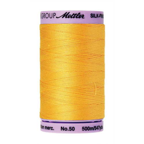 Mettler 50 Weight Silk Finish Cotton Thread  547 yards Summersun