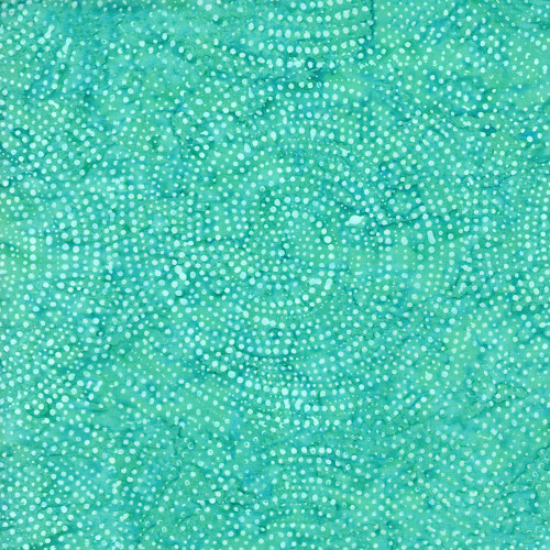 Timeless Treasures Fabrics Tonga Batiks Mermaid Dotty Spiral Paradise