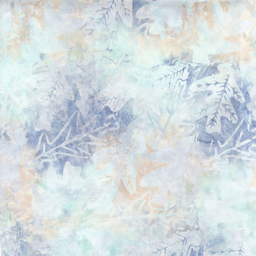 Timeless Treasures Fabrics Tonga Batiks Riverside Oakleaf Wish Mist