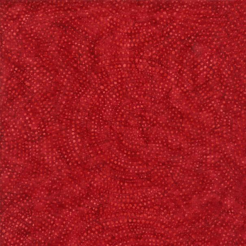 Timeless Treasures Fabrics 108 Inch Wide Tonga Batik Quilt Backing Dotty Spiral Cardinal Red