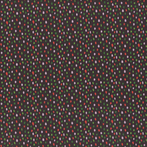 Timeless Treasures Fabrics Here Comes Santa Claws Paintbrush Dots Multi