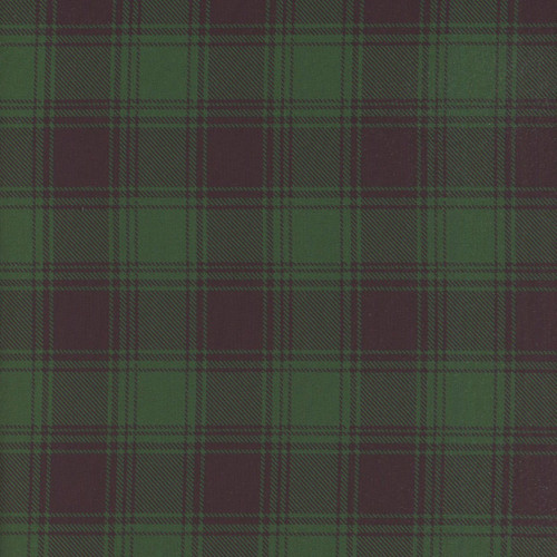 Timeless Treasures Fabrics Welcome Winter Buffalo Plaids Green