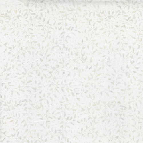 Timeless Treasures Fabrics Tonga Batiks Poinsettia Filigree Magnolia White