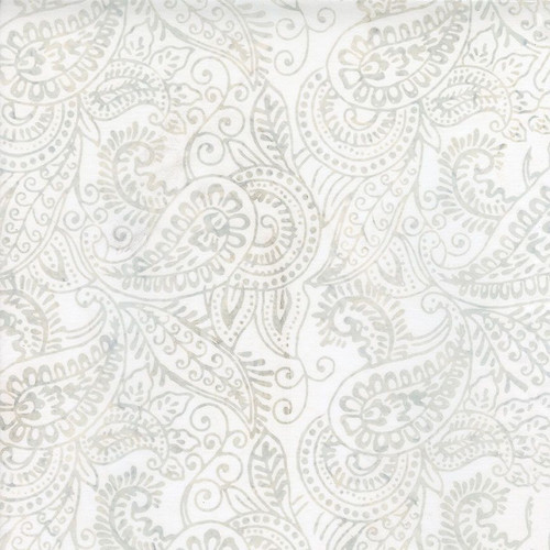 Timeless Treasures Fabrics Tonga Batiks Poinsettia Paisley Mist