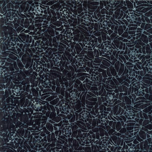 Timeless Treasures Fabrics Tonga Batiks Raven Accents Spider Web Witch