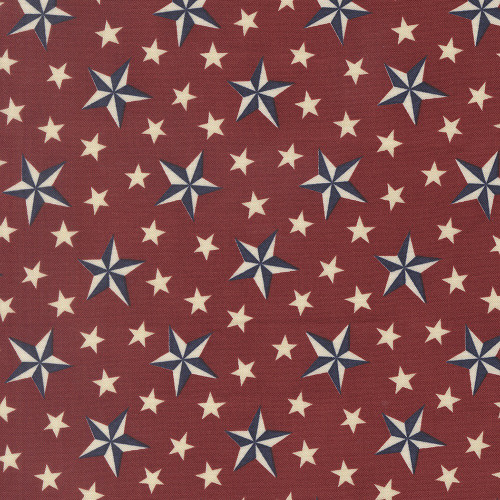 Moda Fabrics America 250 Years Deb Strain Tossed Stars Americana Red