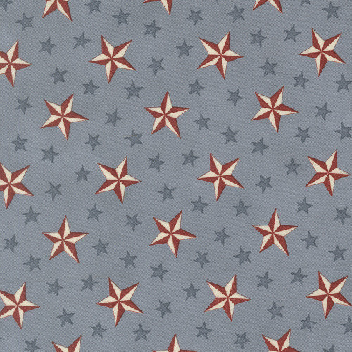 Moda Fabrics America 250 Years Deb Strain Tossed Stars Americana Light Blue