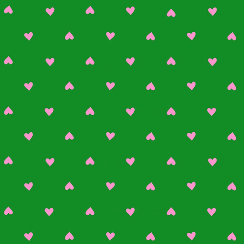 Moda Fabrics Trinketry Ruby Star Society Melody Miller Hearts Deep Verdant Neon Orange
