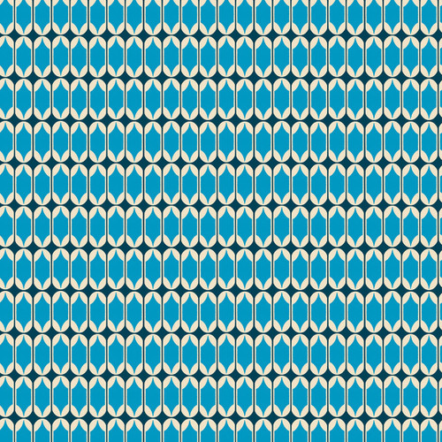Moda Fabrics Trinketry Ruby Star Society Melody Miller Geometric Matchbook Cover Bright Blue Blue