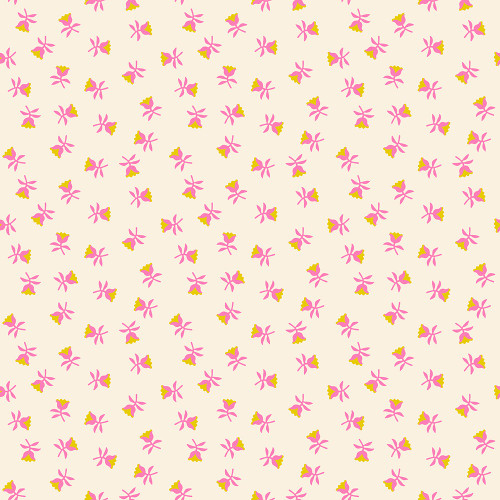 Moda Fabrics Mystic Fable Ruby Star Society Alexia Abegg Neon Pink Natural Sweetflower Floral