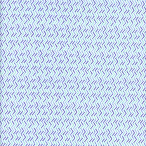 Studio E Fabrics Garden Park Jennifer Brinley Mini Chevron Light Blue