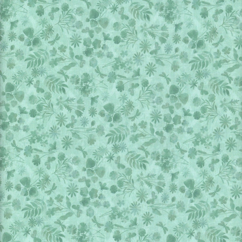 Studio E Fabrics Garden Park Jennifer Brinley Mini Floral Monotone Light Sage