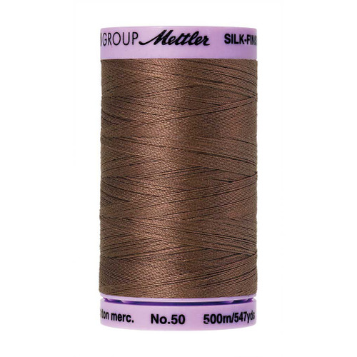 Mettler 50 Weight Silk Finish Cotton Thread  547 yards Espresso