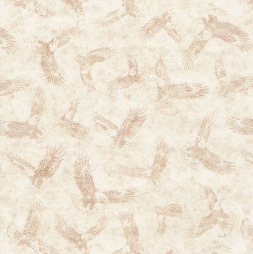 Quilting Treasures Fabrics Stars, Stripes, & Steel Dan Morris Cream Tonal American Eagle