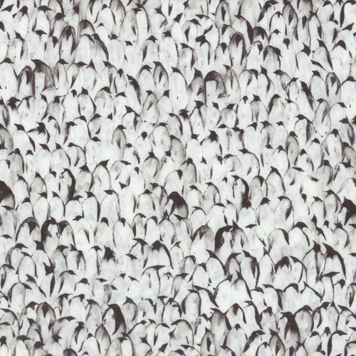 In The Beginning Fabrics Sketchbook Prints by Jason Yenter White Penguins