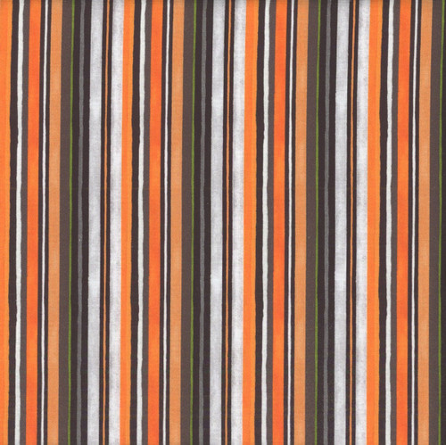 Windham Fabrics Happy Haunting Leslie Trimbach Spooky Stripe Multi