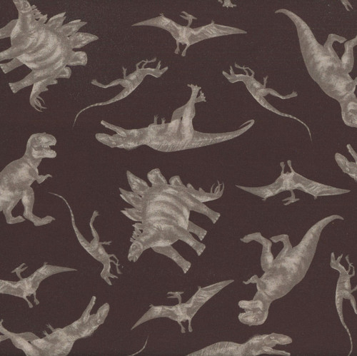 Windham Fabrics Prehistoric Paradise Whistler Studios Dinosaur Traces Soot