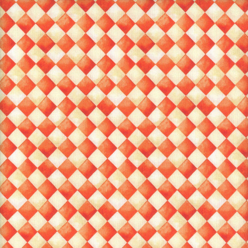 Windham Fabrics Midnight Hollow Jennifer Lambein Halloween Check Fiery
