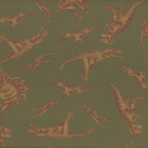 Windham Fabrics Prehistoric Paradise Whistler Studios Dinosaur Traces Swamp