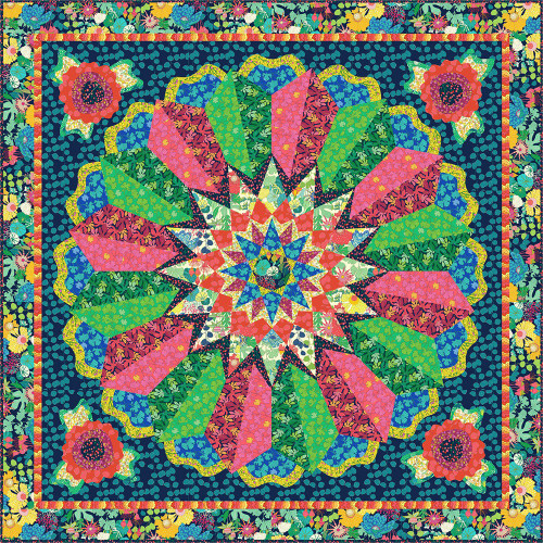 Windham Fabrics Sunshine Sally Kelly Summer Garden Multi